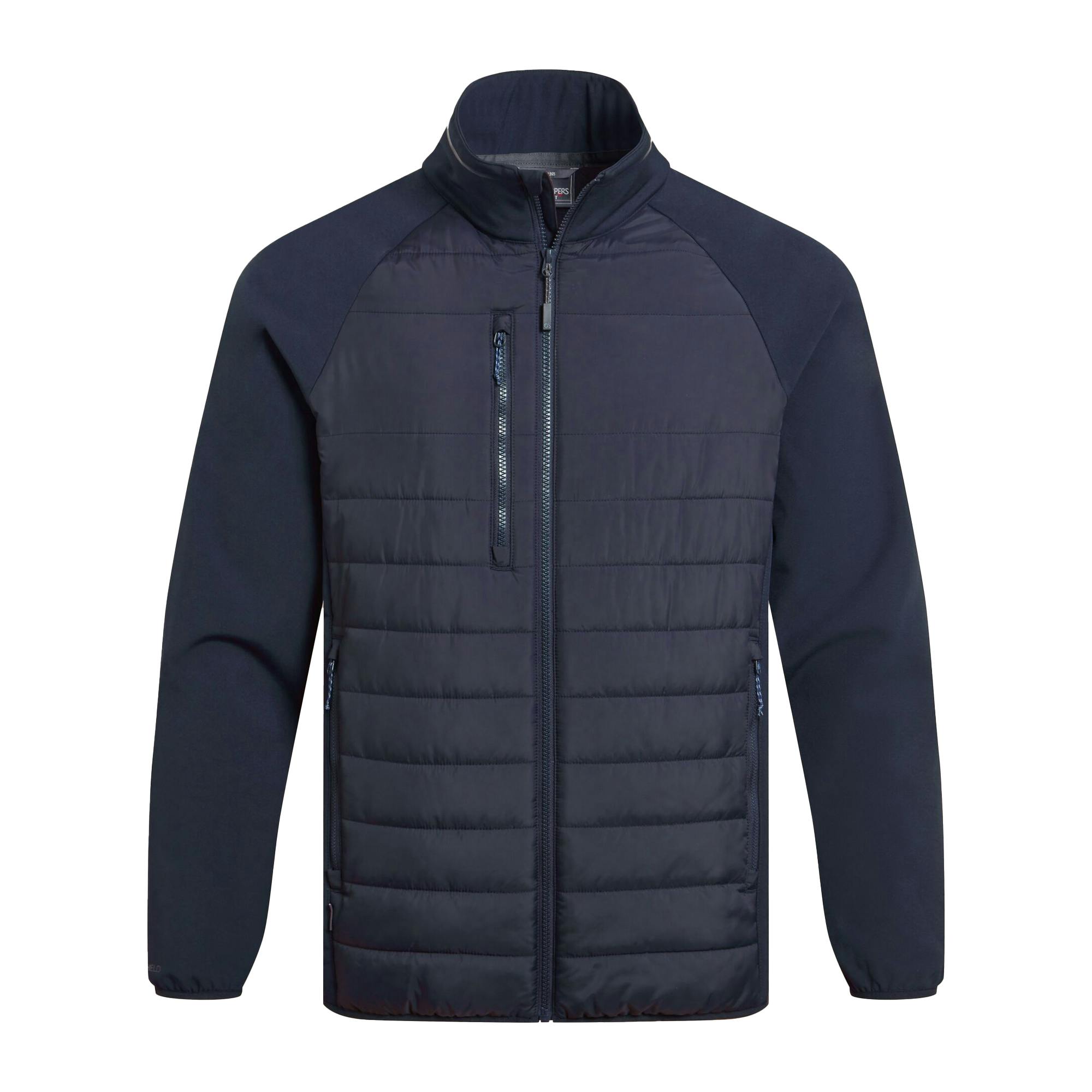 Craghoppers Men's Dark Expert Compresslite Hybrid Jacket - Navy - M - Navy - 97% Recycled Polyester/3% Elastane