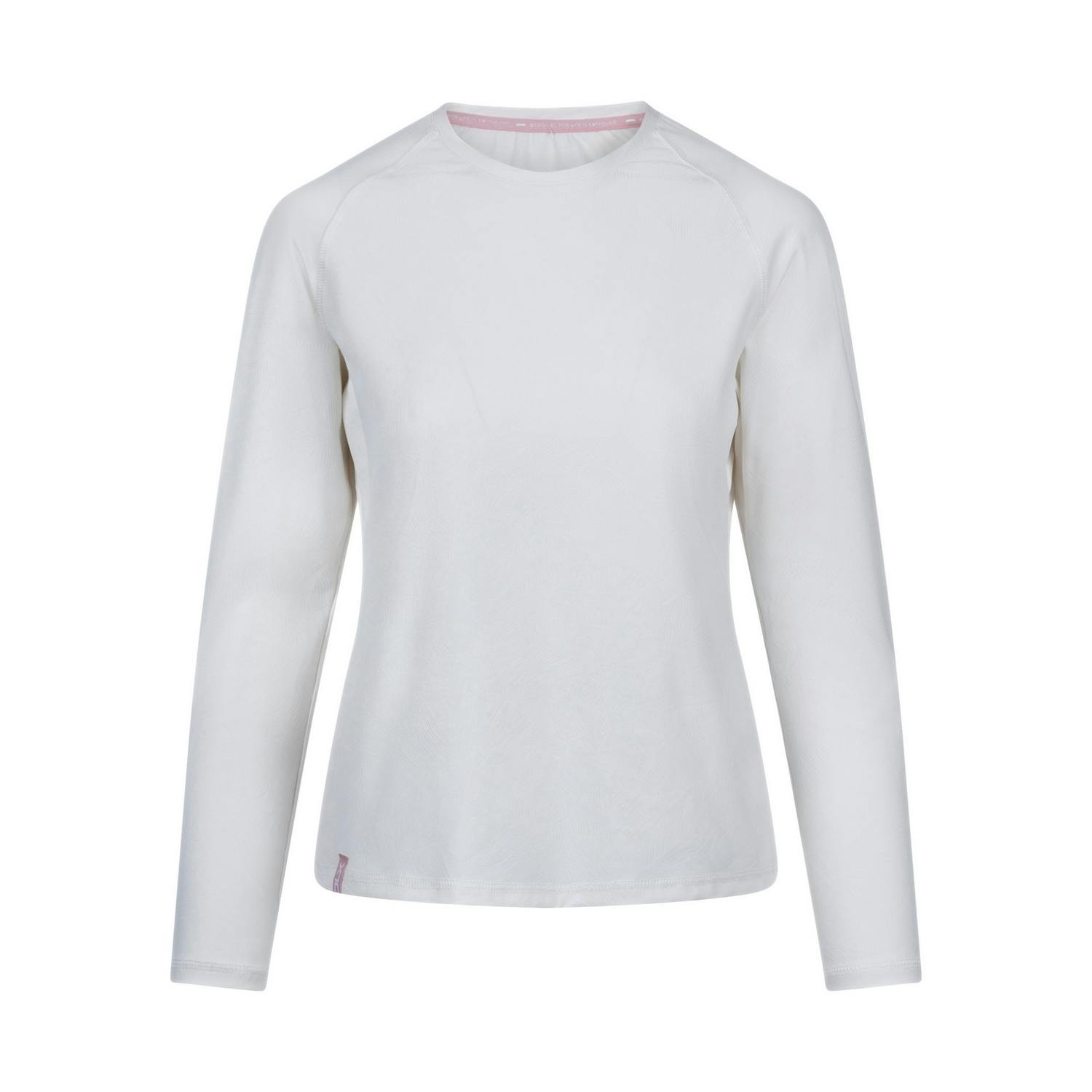 Trespass Women's White Anneliese Long-Sleeved Top - M - 70% Polyamide/30% Elastane