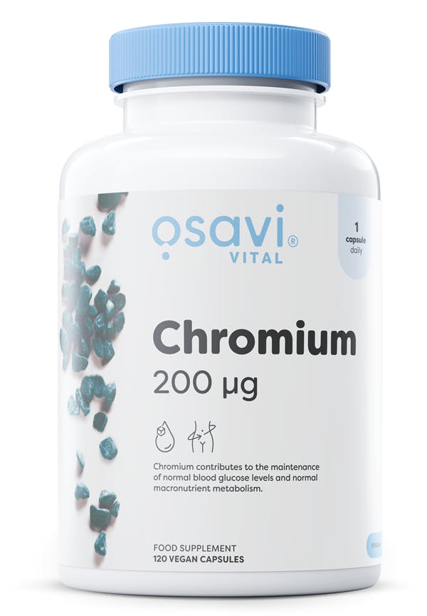 Osavi Chromium Blood Sugar Support 200Mcg Vegan Capsules - 120 Capsules - Image 6