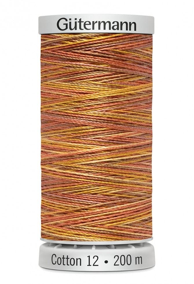 Gutermann No 12 Sulky Cotton Embroidery Thread 200M Cotton Thread Suitable For Embroidery - 4004 - 200 Metres