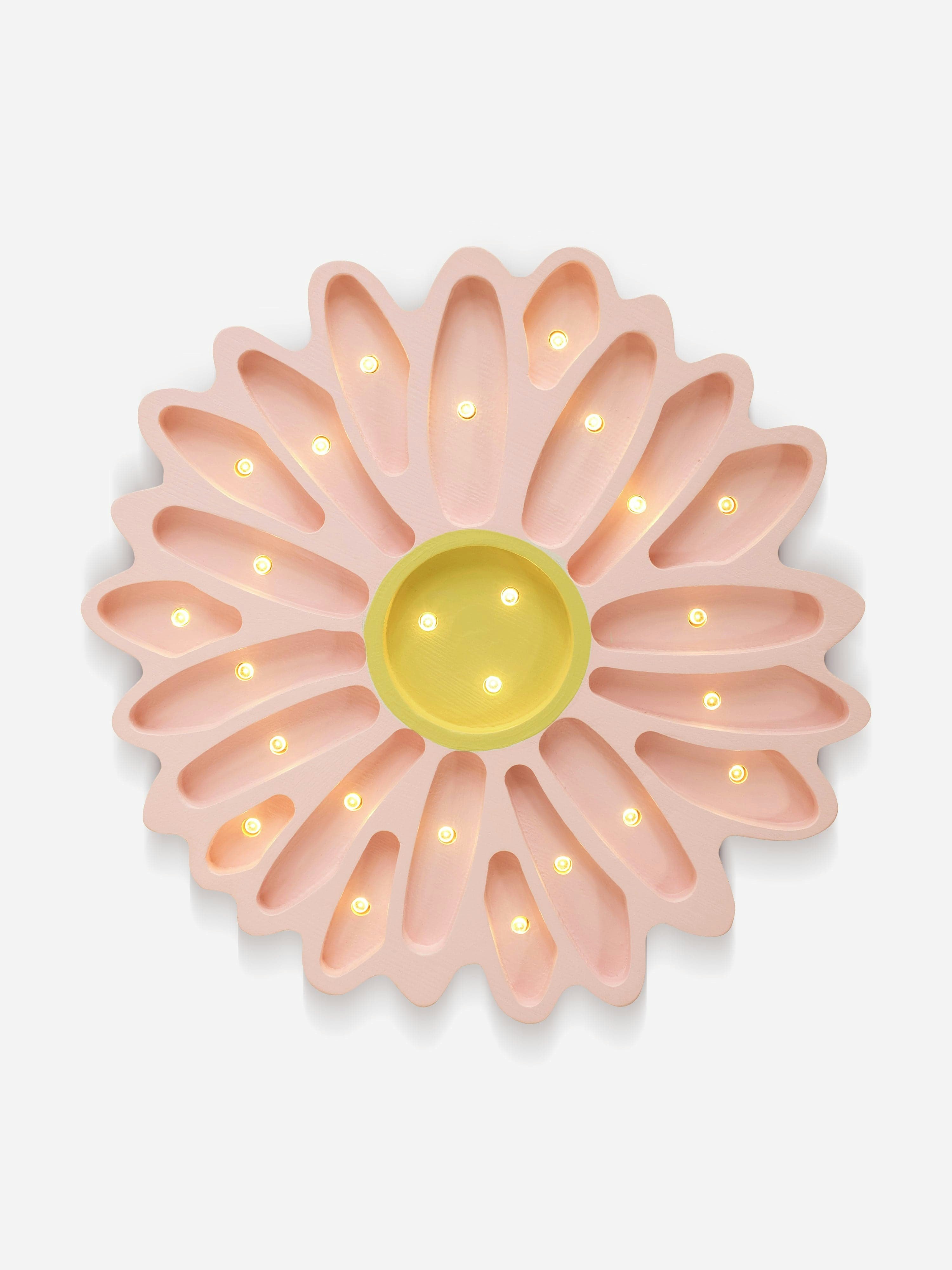 Rackhams Pink Daisy Lamp In (26.5X26.6x5.5cm) - One Size