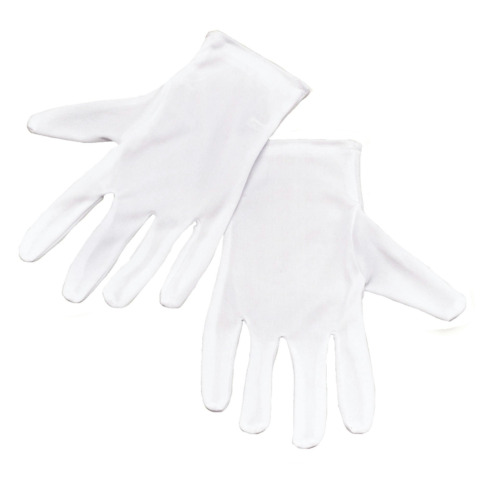 Bristol Novelty Unisex White Adults Magician Gloves (1 Pair) - One Size
