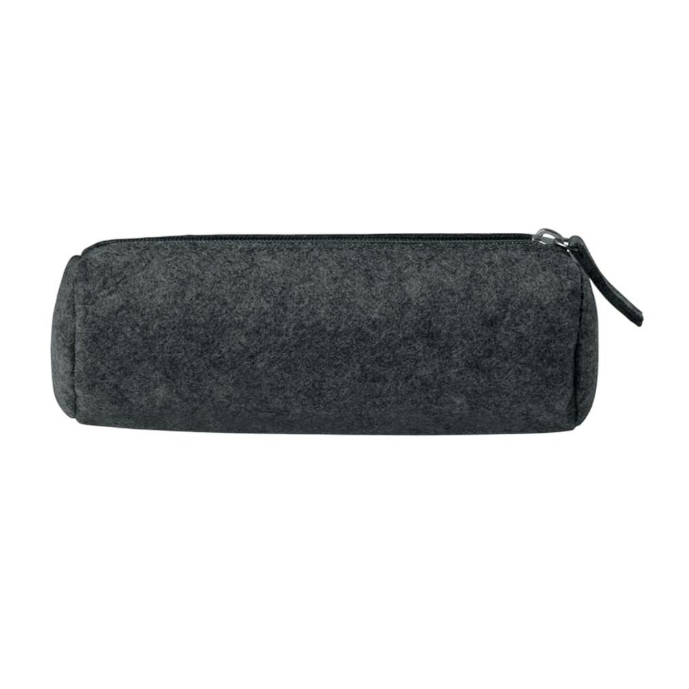 Rackhams Grey Penlo Zipped Felt Pencil Case - Stone - Stone - One Size - 100% Mixed