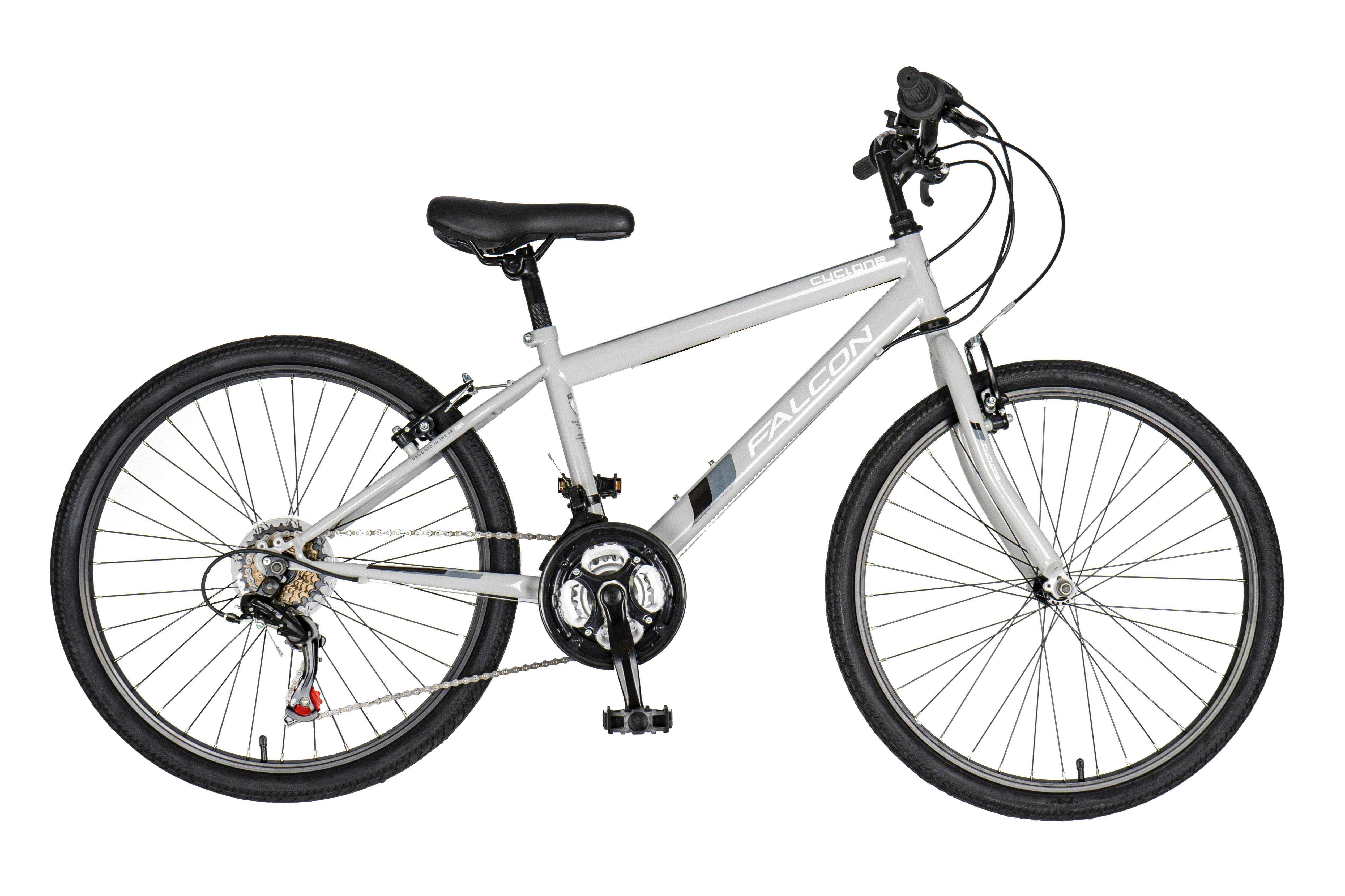Falcon Boys Grey Cyclone Junior Bike - Wheel Size 24 - Image 8