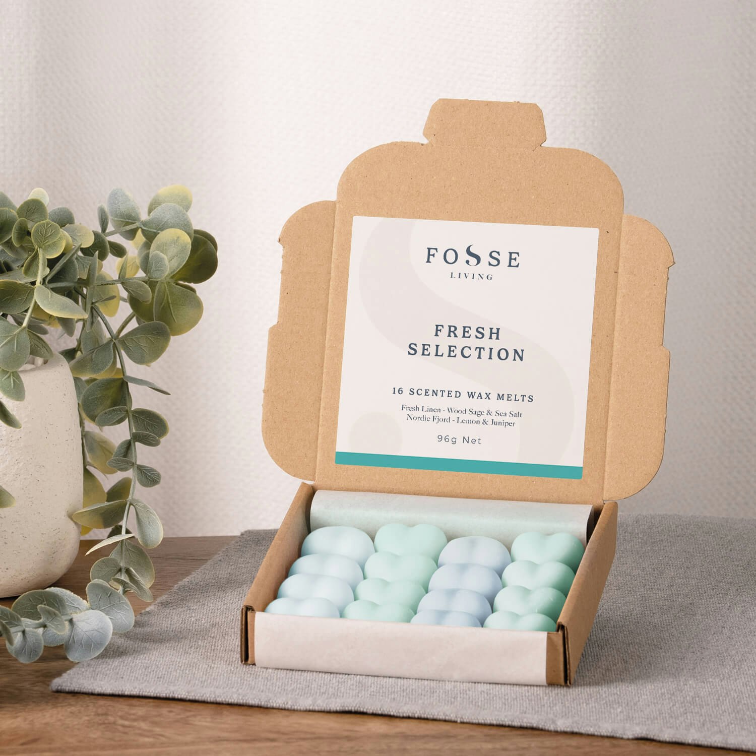 Fosse Living Fresh Selection Wax Melts - 16 Pack