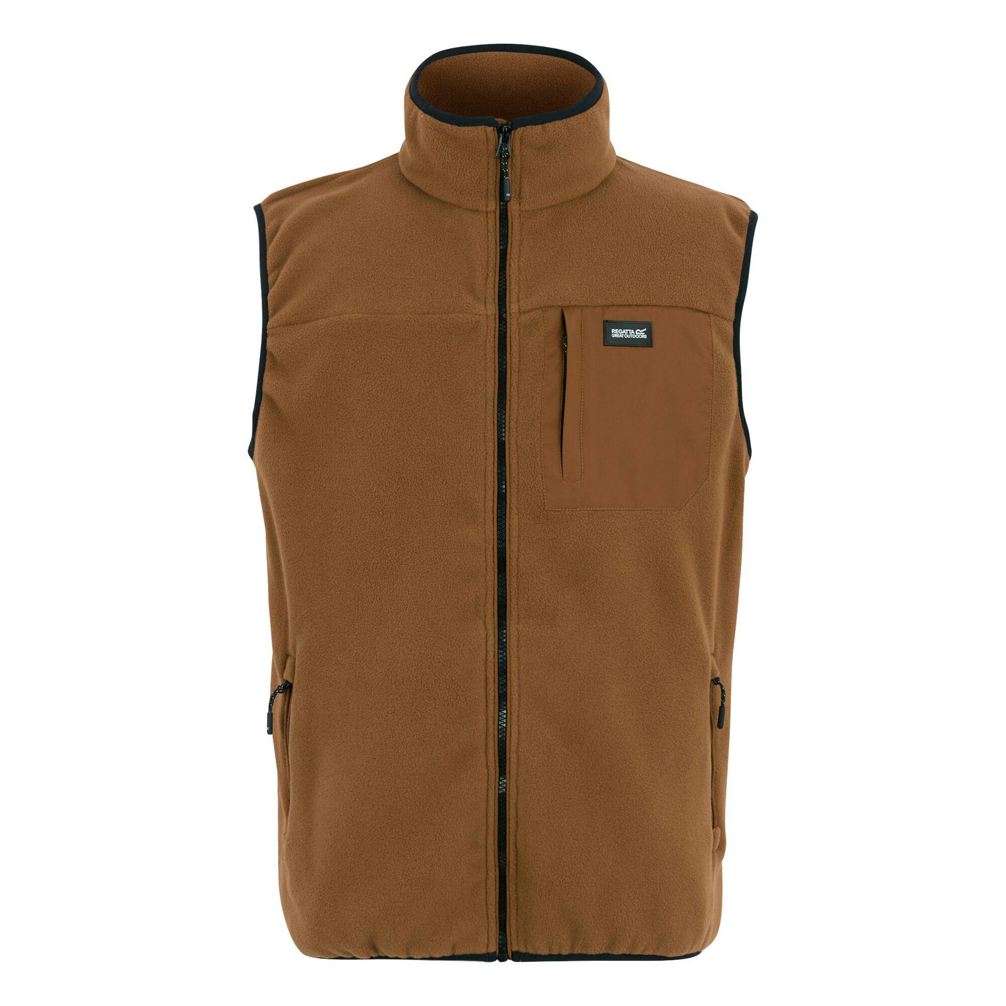 Regatta Men's Brown Frankie Fleece Gilet - Nut - Xxl - Nut - 100% Polyester