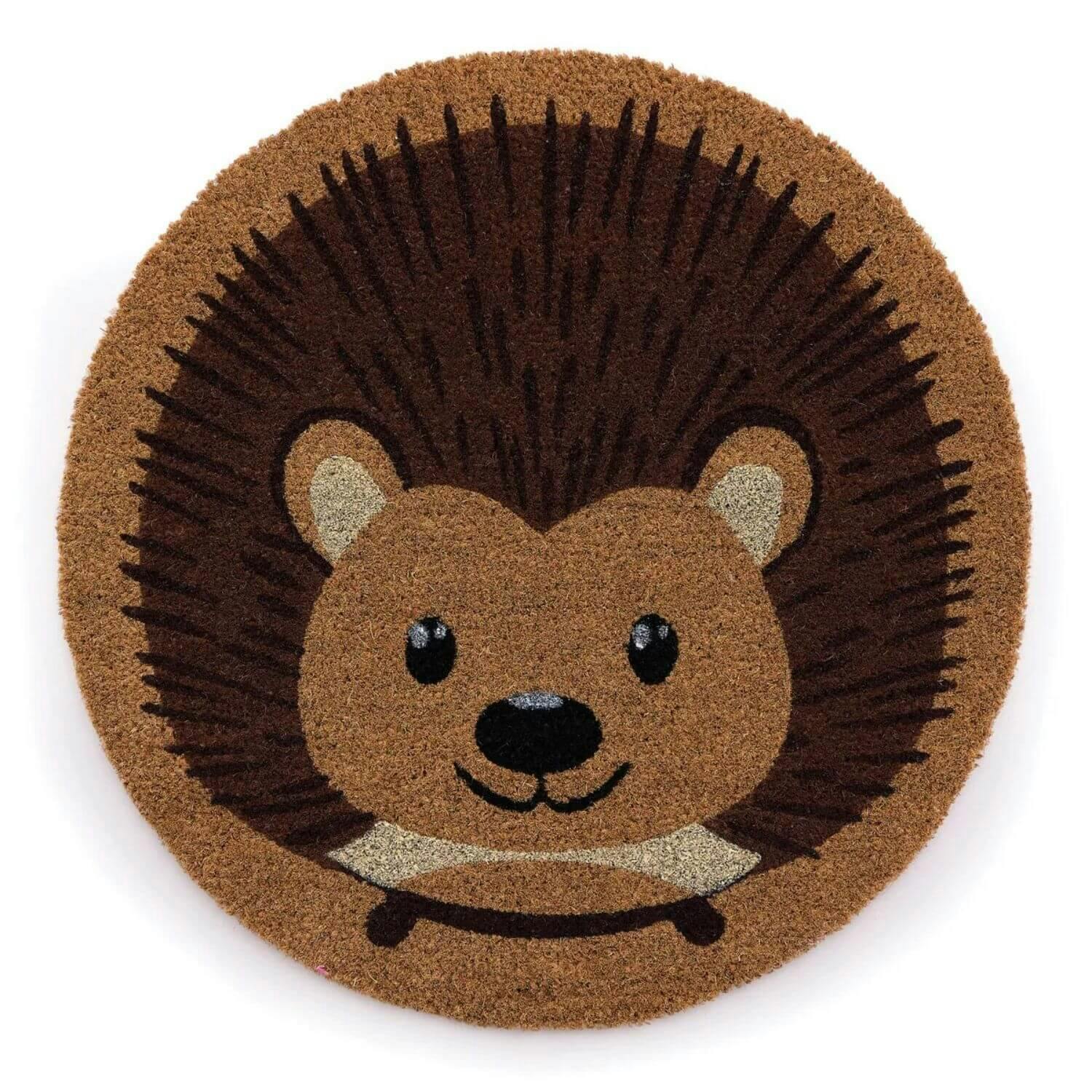 Hedgehog Circle Coir Doormat - Image 2