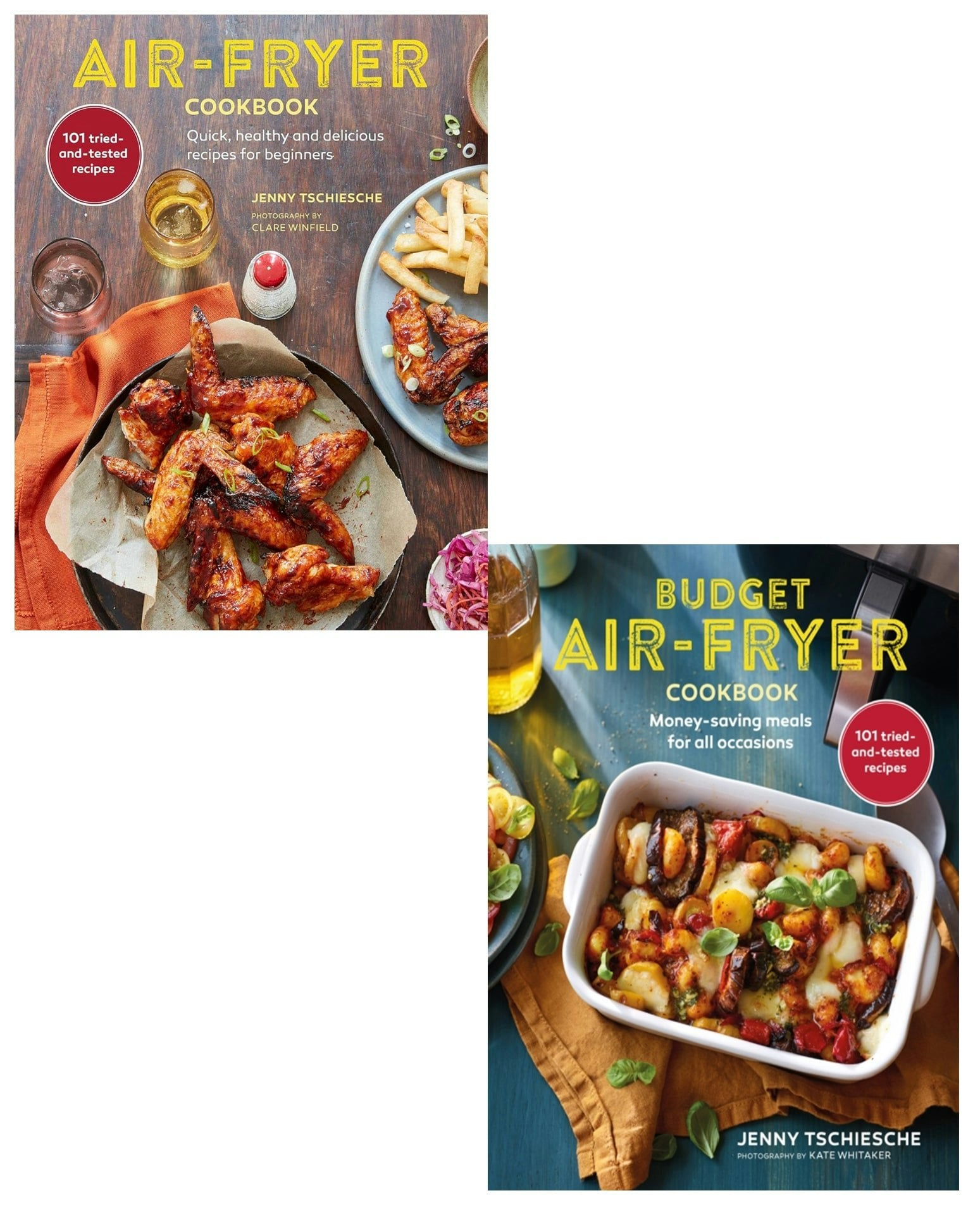Books4people Air-Fryer Cookbook & Budget Air-Fryer Cookbook Collection 2 Books By Jenny Tschiesche