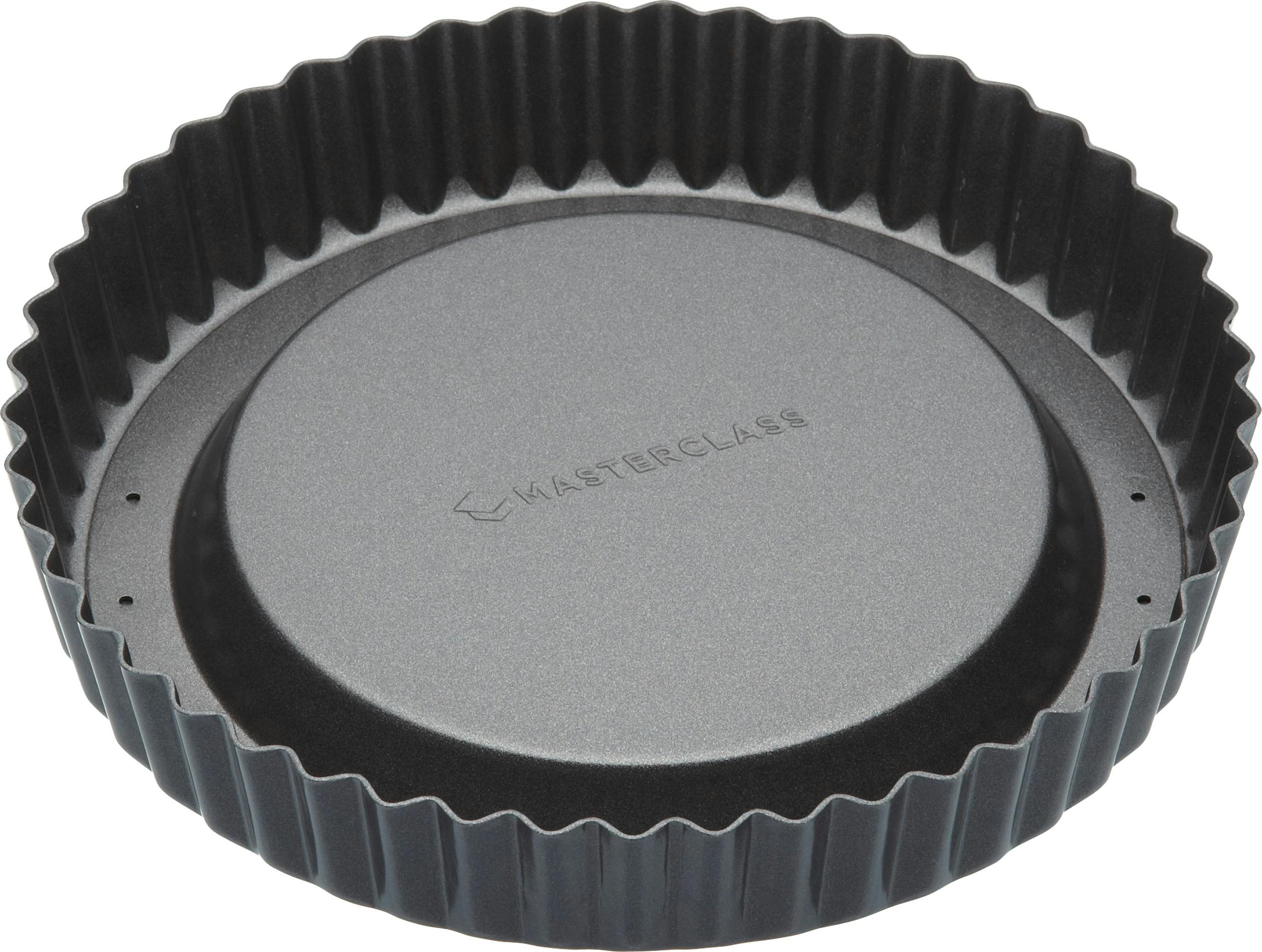 Rackhams Grey Non-Stick 20Cm Raised Flan Tin - Steel - Baking Tin