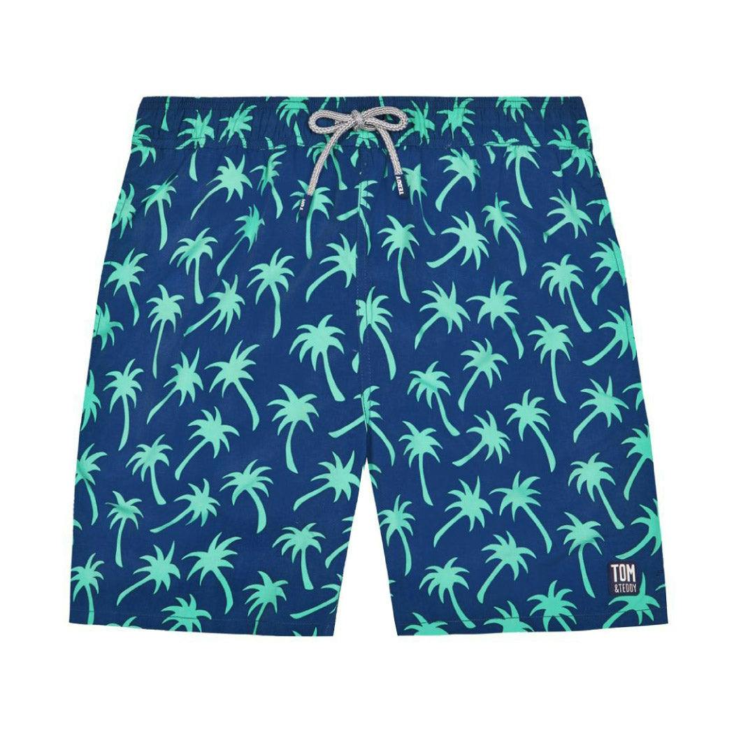 Tom & Teddy Green Navy & Spring Palms - Xl