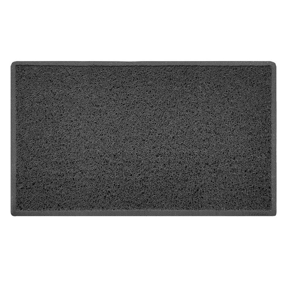 Nicoman Dark/Grey Indoor Spaghetti Doormat Plain - 75Cm X 44Cm - Yes (Suitable For Indoors)