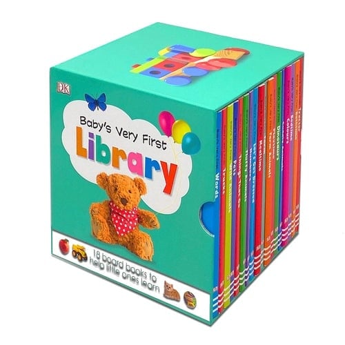 Dk Baby's Very First Library Toddler Early Learning 18 Books Box Set Collection