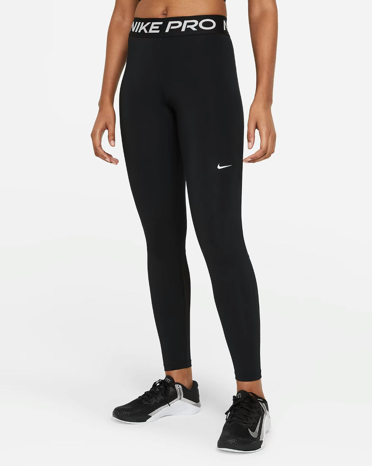 Nike Women's Pro Dri-Fit Mid Rise Leggings Tights Cz9779 - Xs Uk 4-6