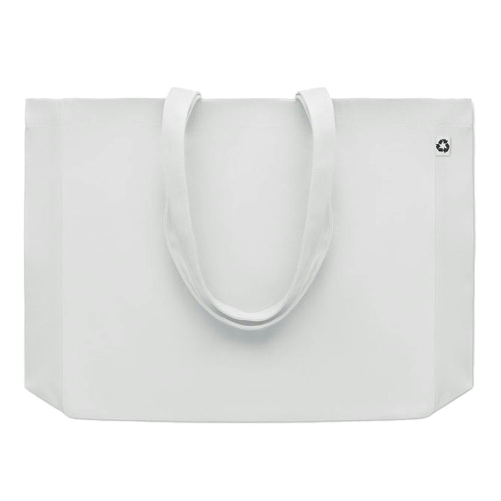 Midocean White Respect Recycled Canvas Bag - One Size