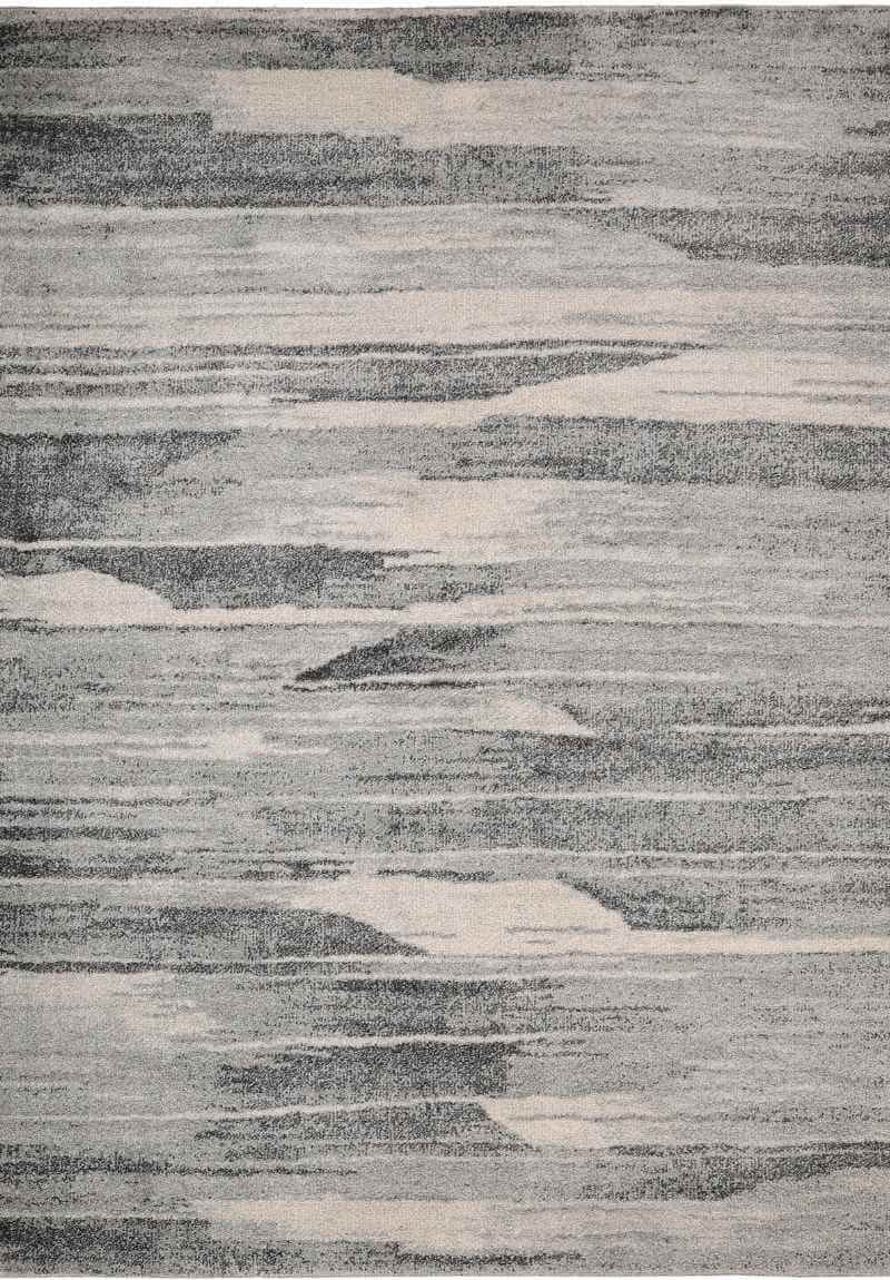 The Rugs Grey Freya Abstract Rug – Soft Neutral Tone - 140X200 Cm