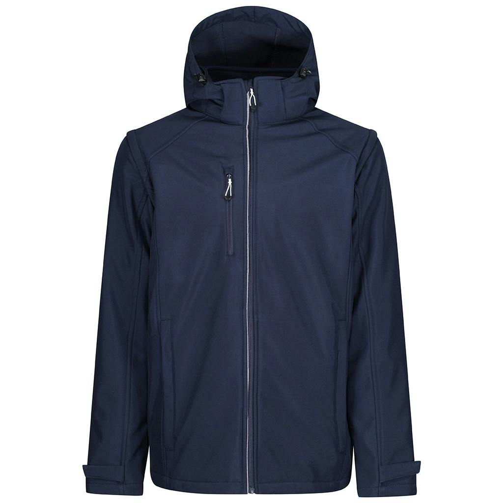 Regatta Men's Erasmus 4 In 1 Soft Shell Jacket - Navy - S - Navy - 100% Polyester