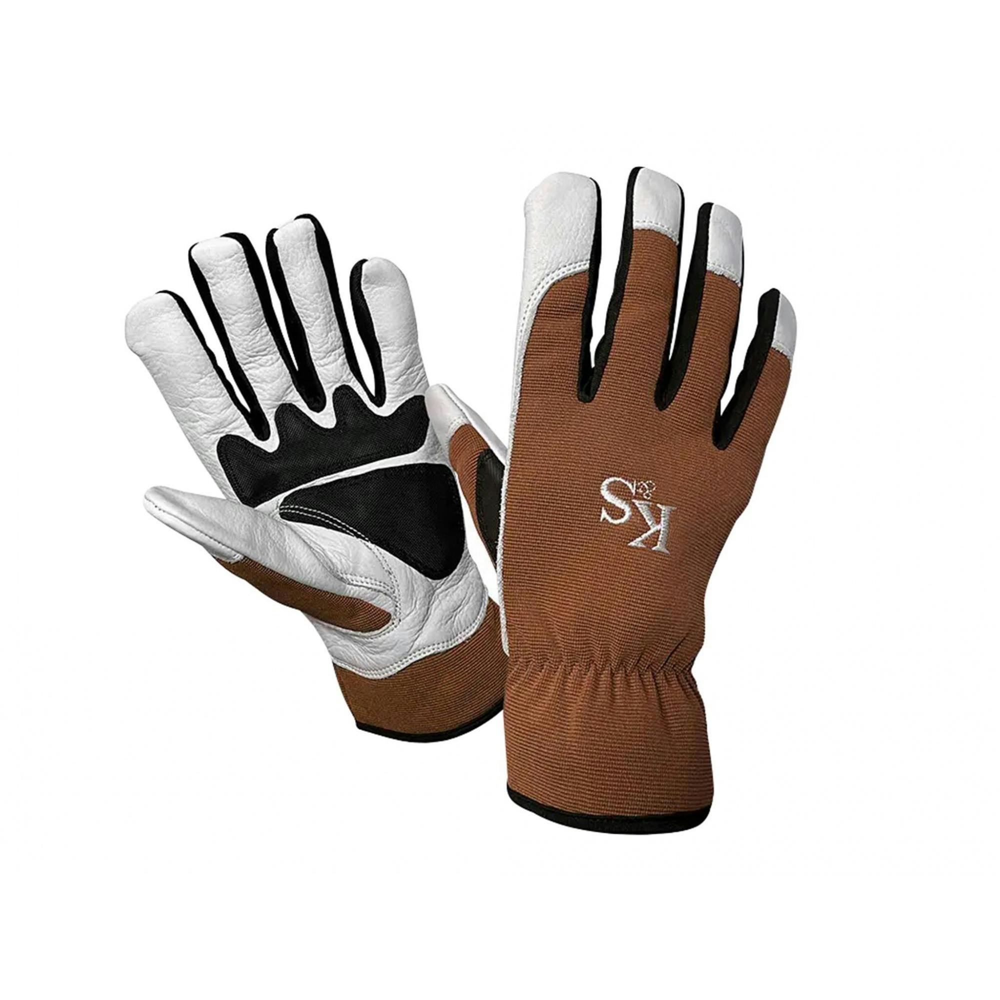 Rackhams Brown/White/Black Sure & Fit Multi Job Gloves - Large