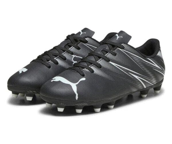 Puma Boys Black /Girls Attacanto Fg/Ag Football Boots - Uk Kids 12 Eu 31