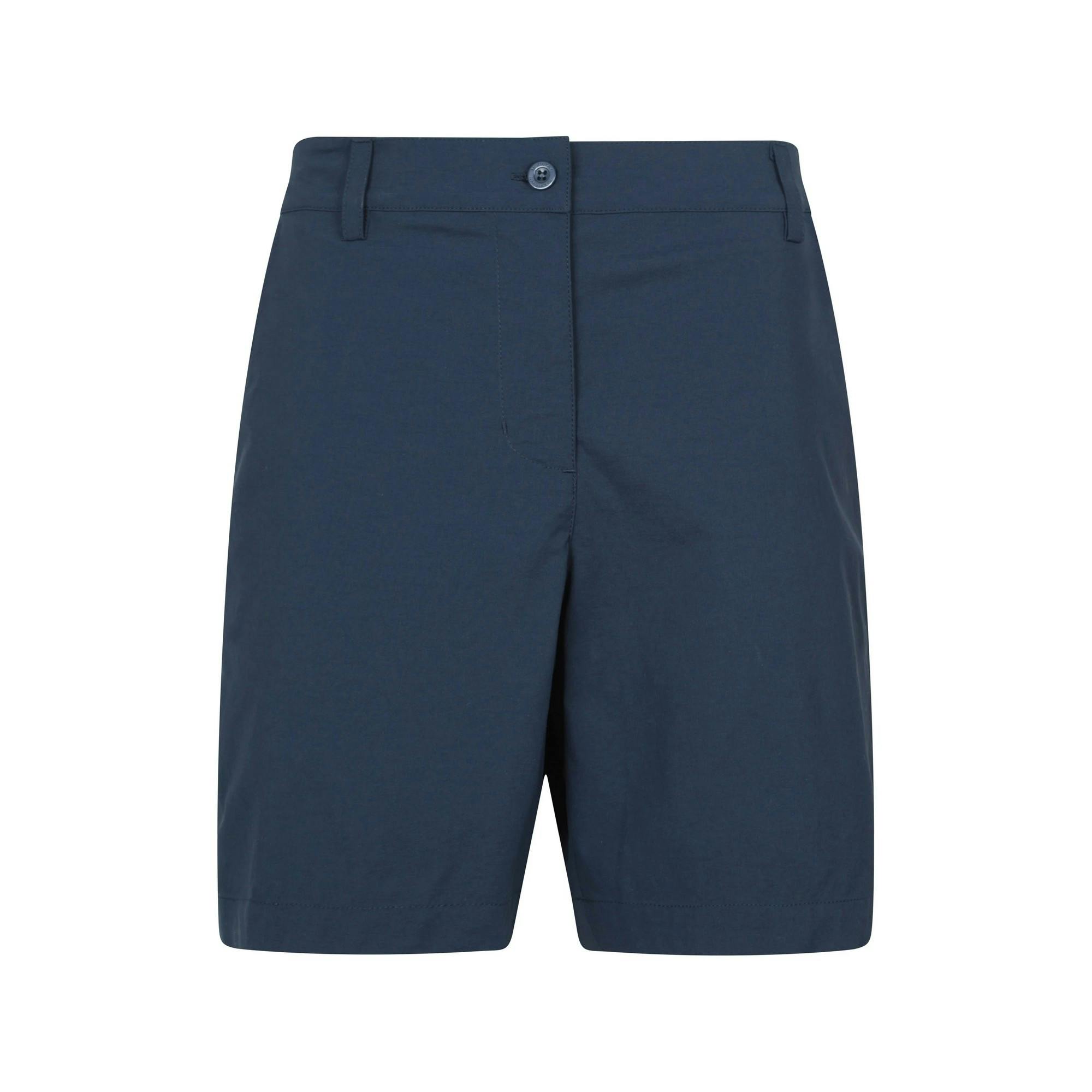 Mountain Warehouse Women's Delta Stretch Shorts - Navy - 12 Uk - Navy - 95% Polyamide/5% Elastane