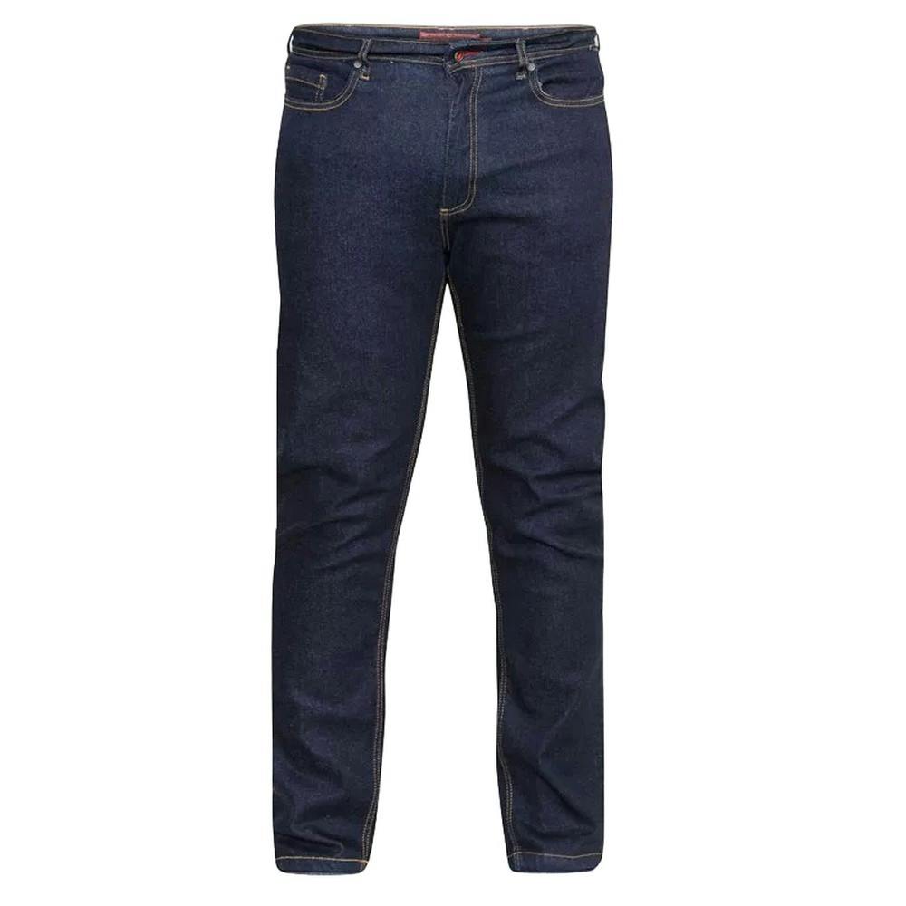 Duke Men's Indigo D555 Cedric Stretch Kingsize Jeans - Denim - Denim - 40XL - 98% Cotton/2% Elastane
