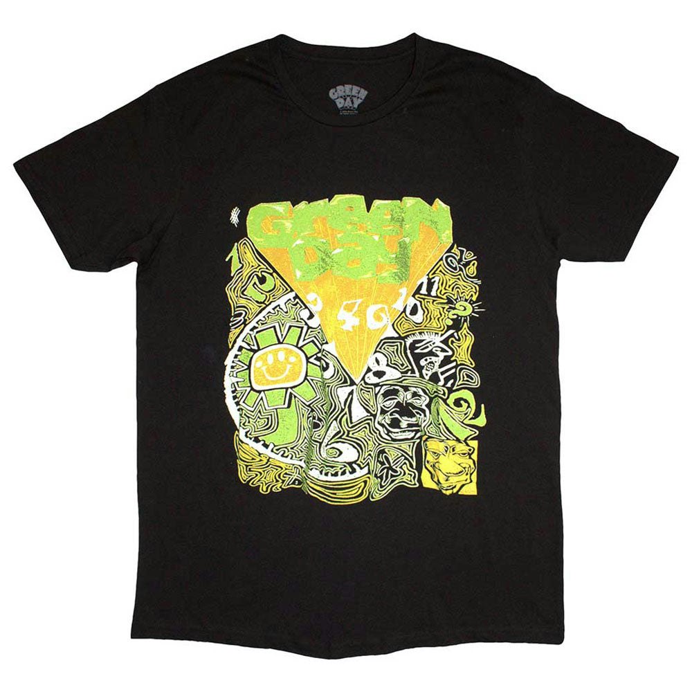Paradiso Clothing Unisex Green Day Psychedelic Kerplunk T Shirt - Xl