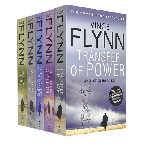 Simon & Schuster Ltd White A Mitch Rapp Novel Series 5 Book Set By Vince Flynn