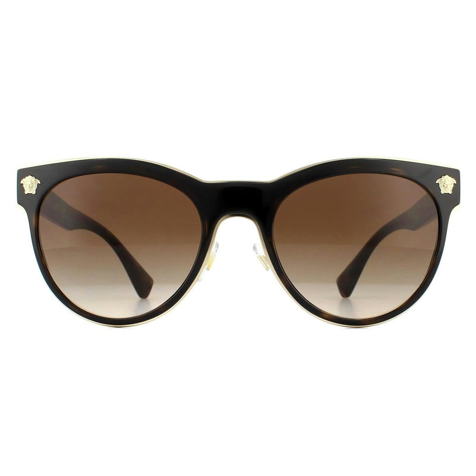 Versace Women's Dark Ve2198 Havana Sunglasses - Image 12