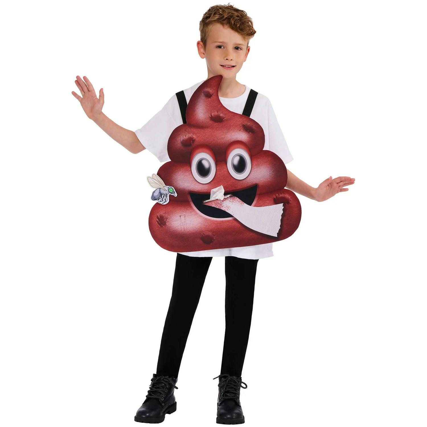 Bristol Novelty Brown Kids Pooper The Brave Tabard - 7-8 Years