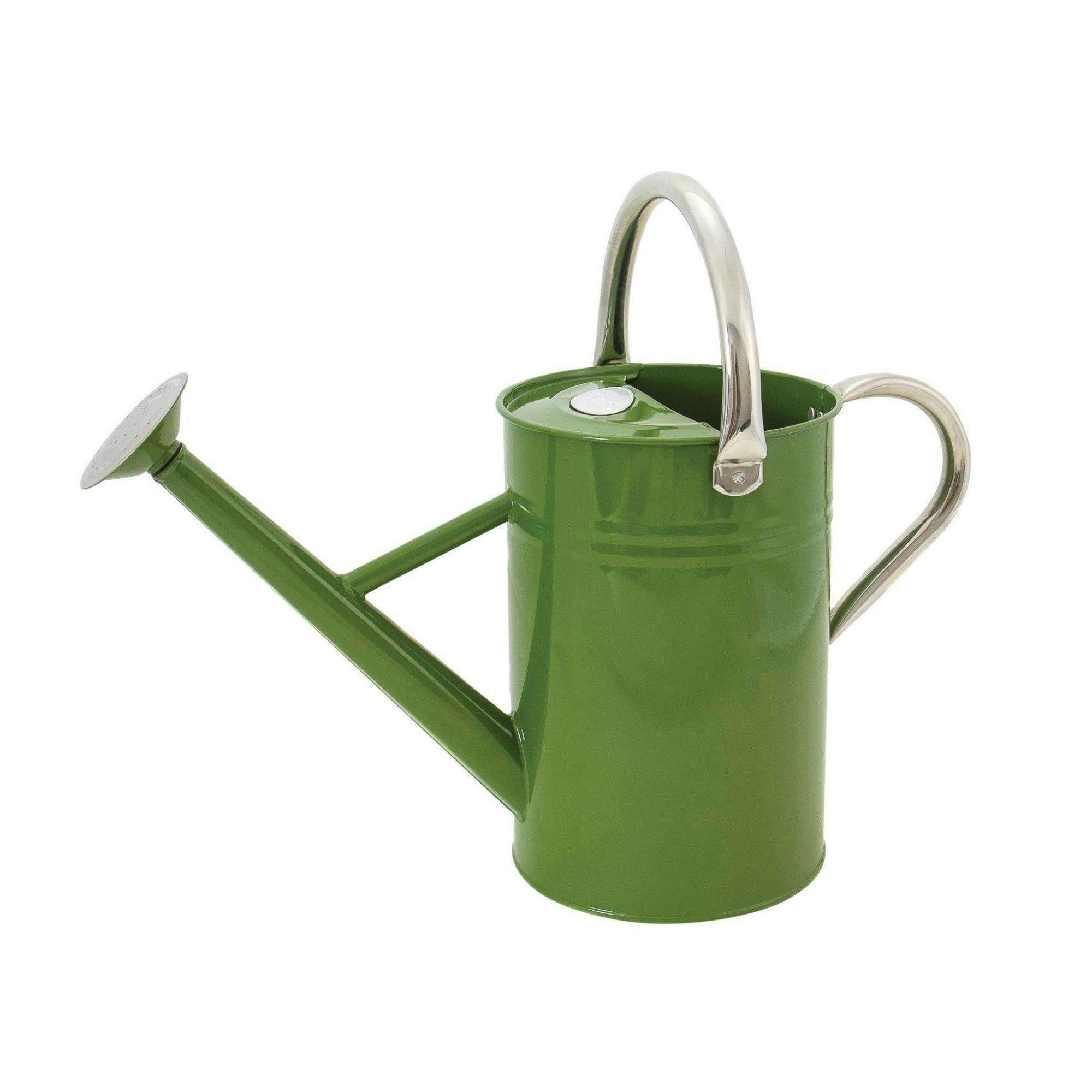Kent & Stowe Green Metal Watering Can - Tweed - 4.5 Litre - Tweed