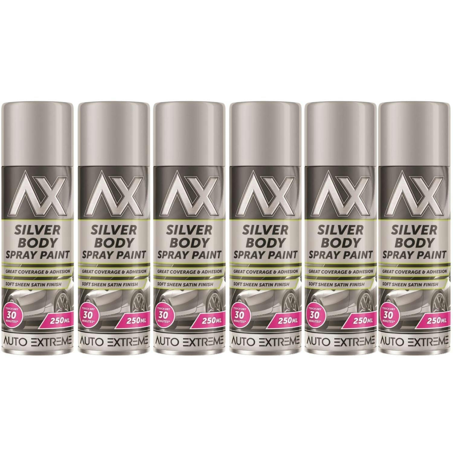 Rackhams Silver 3X Auto Extreme Paint Spray Paint 250Ml - Image 43