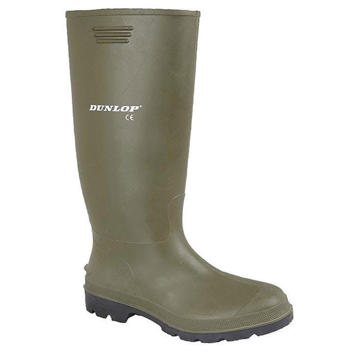 Dunlop Pricemastor Contract Wellington Boots for Men Green UK 7 - Image 6