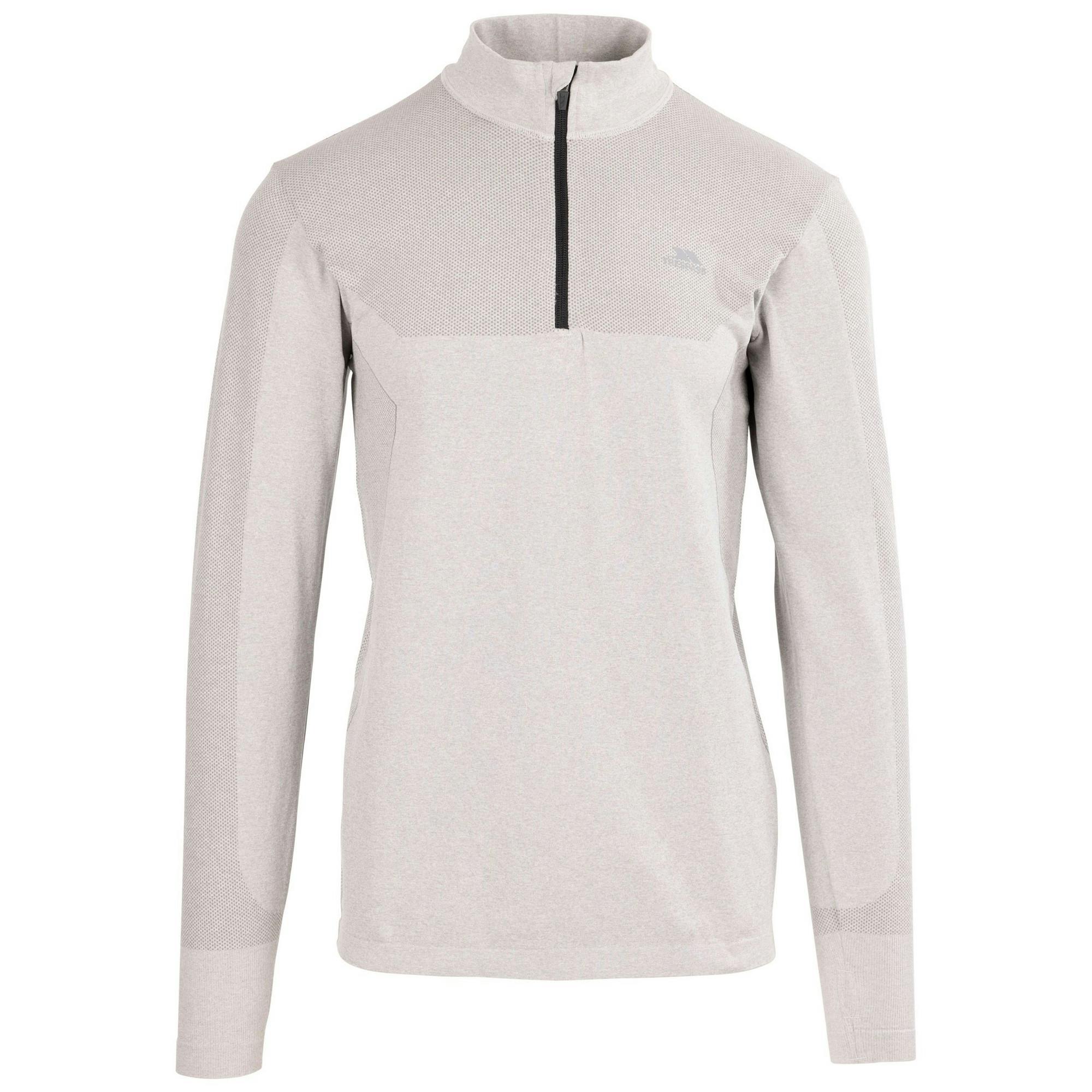 Trespass Mens Timson Seamless Active Top (Platinum Marl) - Size Small - Image 3