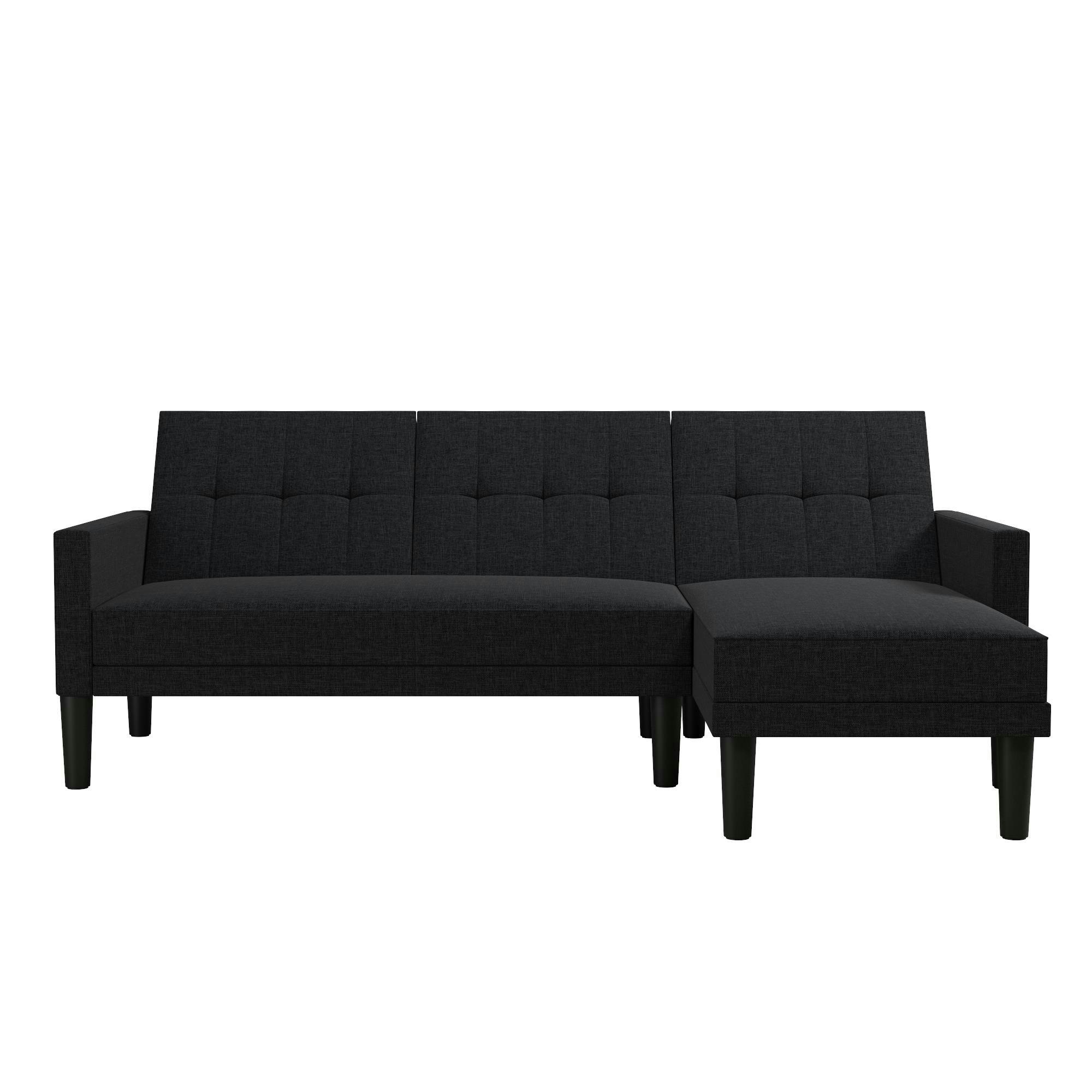 Rackhams Dark/Grey Haven Sectional Sofa Bed Linen