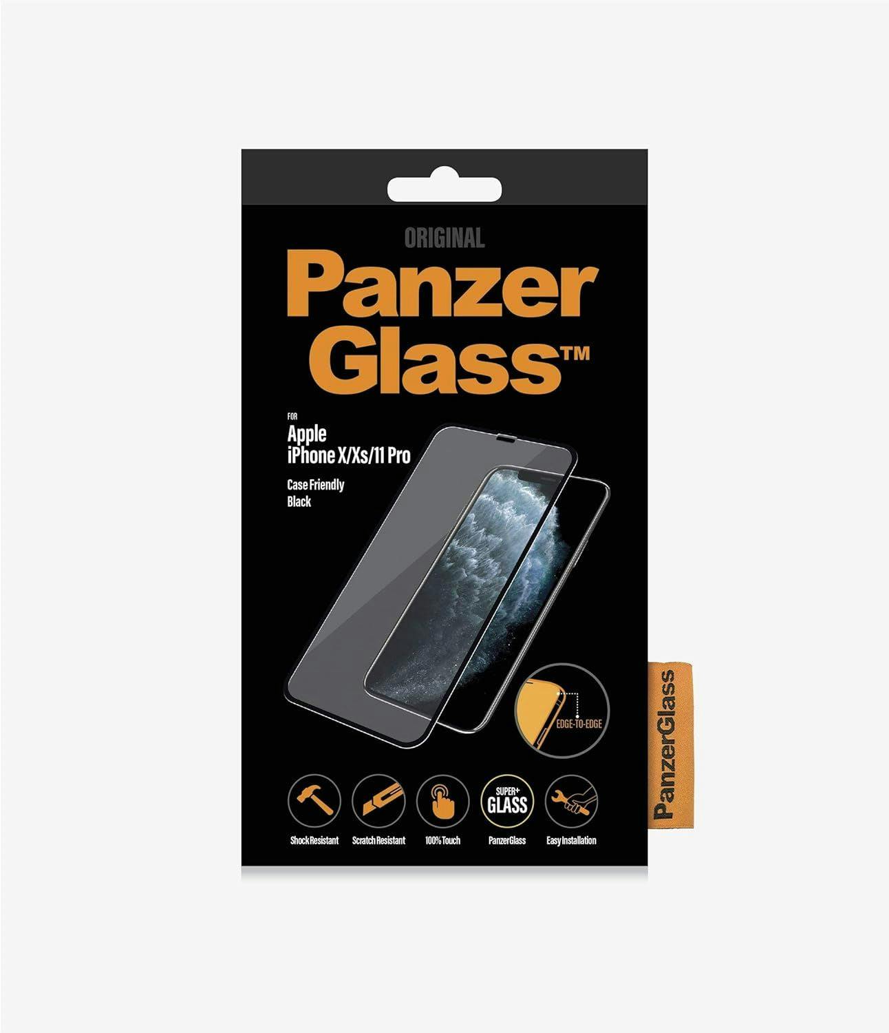 Panzerglass Black Panzer Glass Case Friendly Screen Protector For Iphone X/Xs/11 Pro 5.8" - 2664