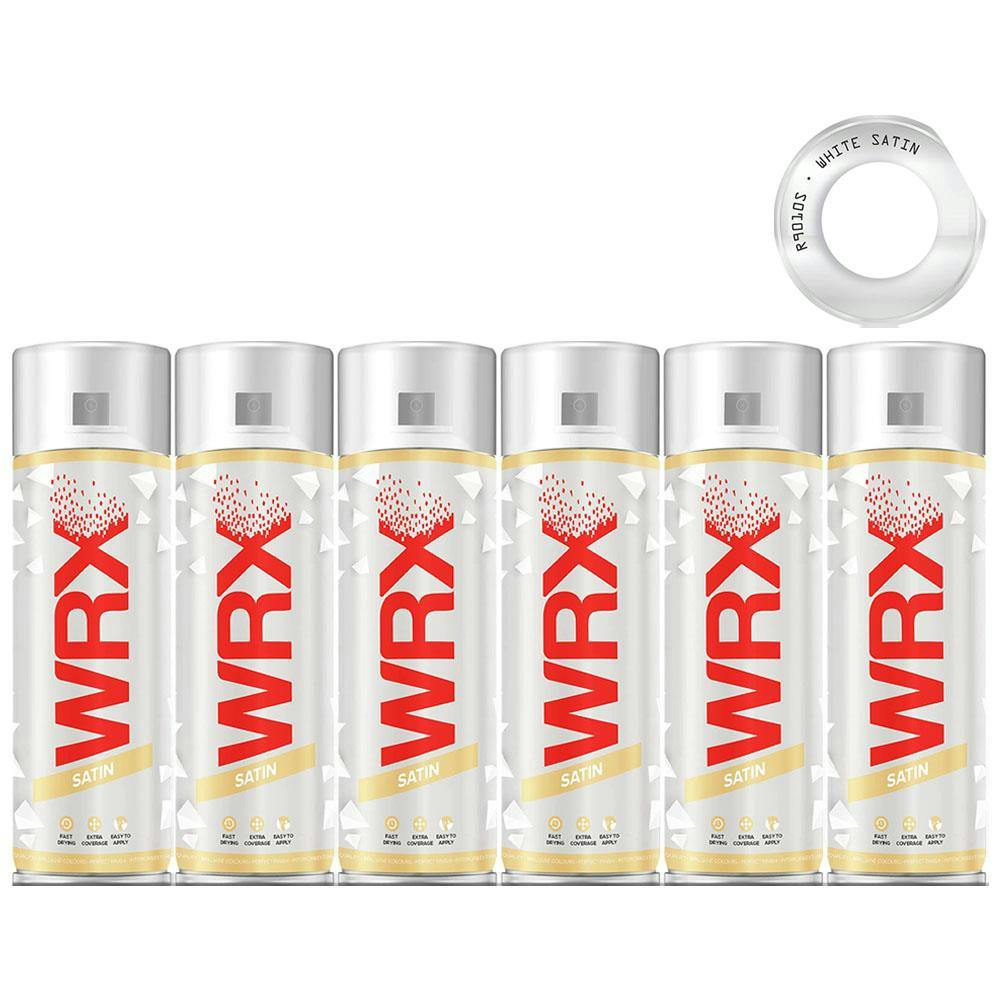Akcali Brass Wrx Spray Paint 400 Ml - White Satin R9010s - Satin Finish (2) - Image 10