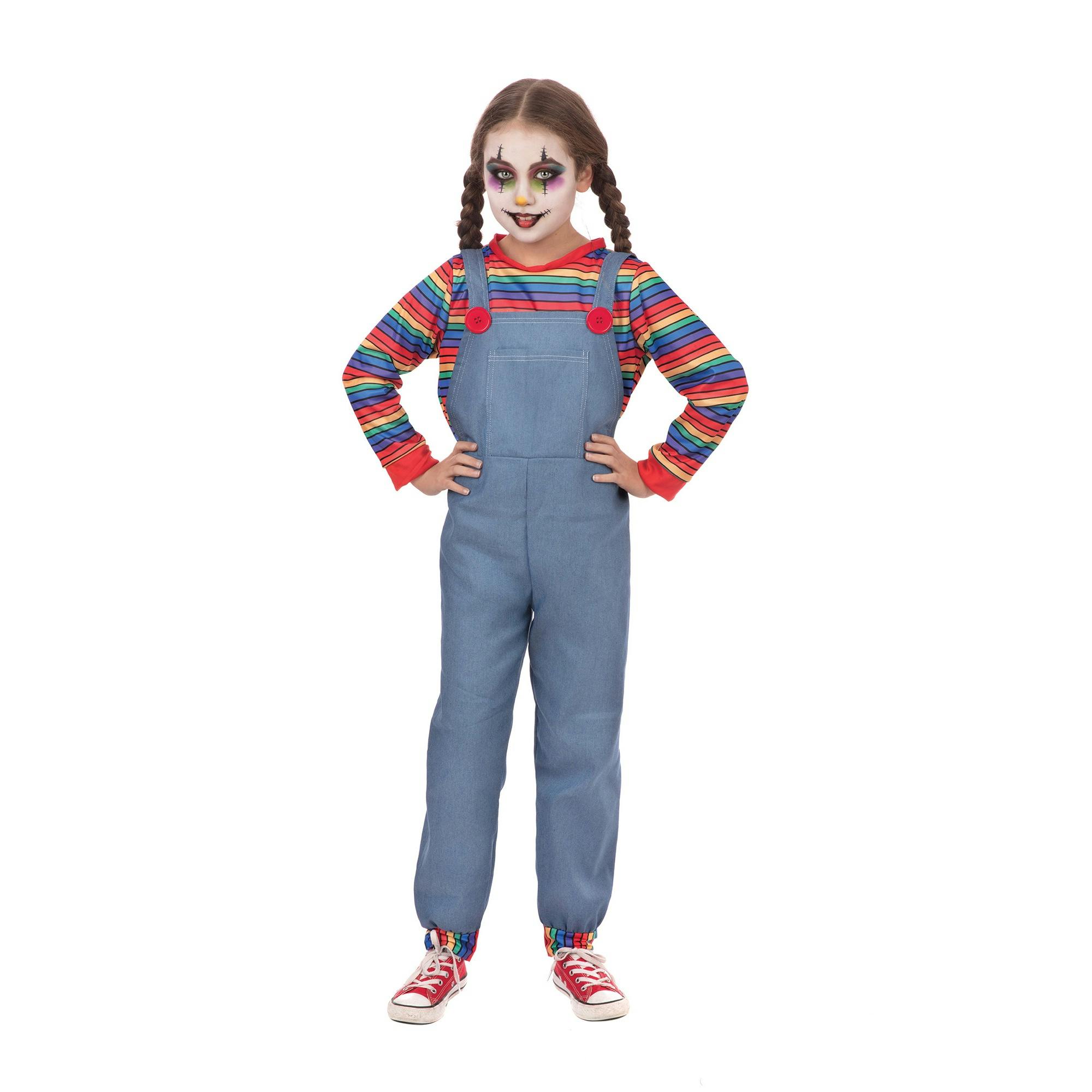 Bristol Novelty Kids Denim Demon Costume - Multicoloured - L - Multicoloured