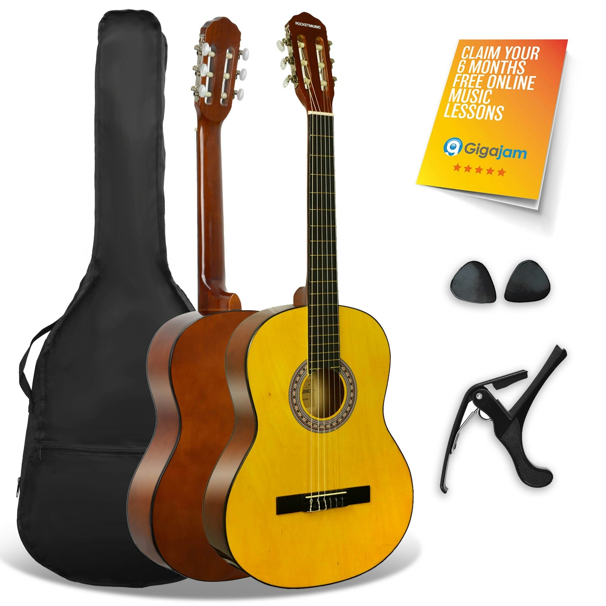 3Rd Avenue Xf Full Size Classical Guitar Starter Pack