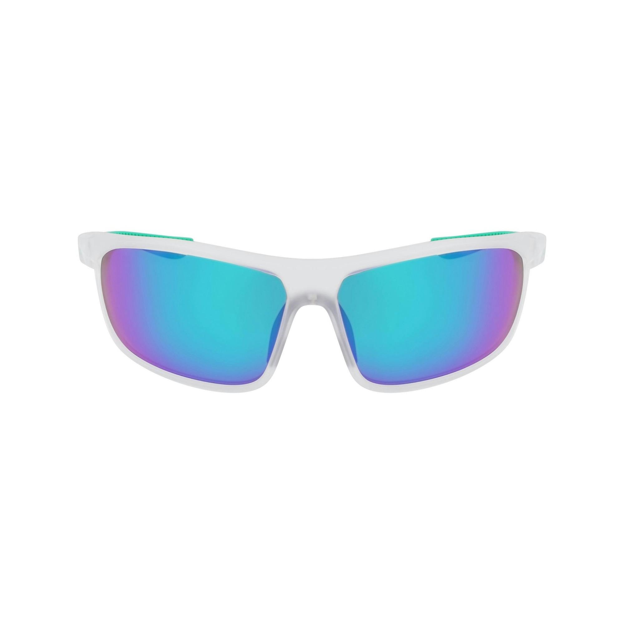 Nike Men's Green Windtrack Sunglasses - Clear/ - One Size - 50% Plastic/50% Polycarbonate