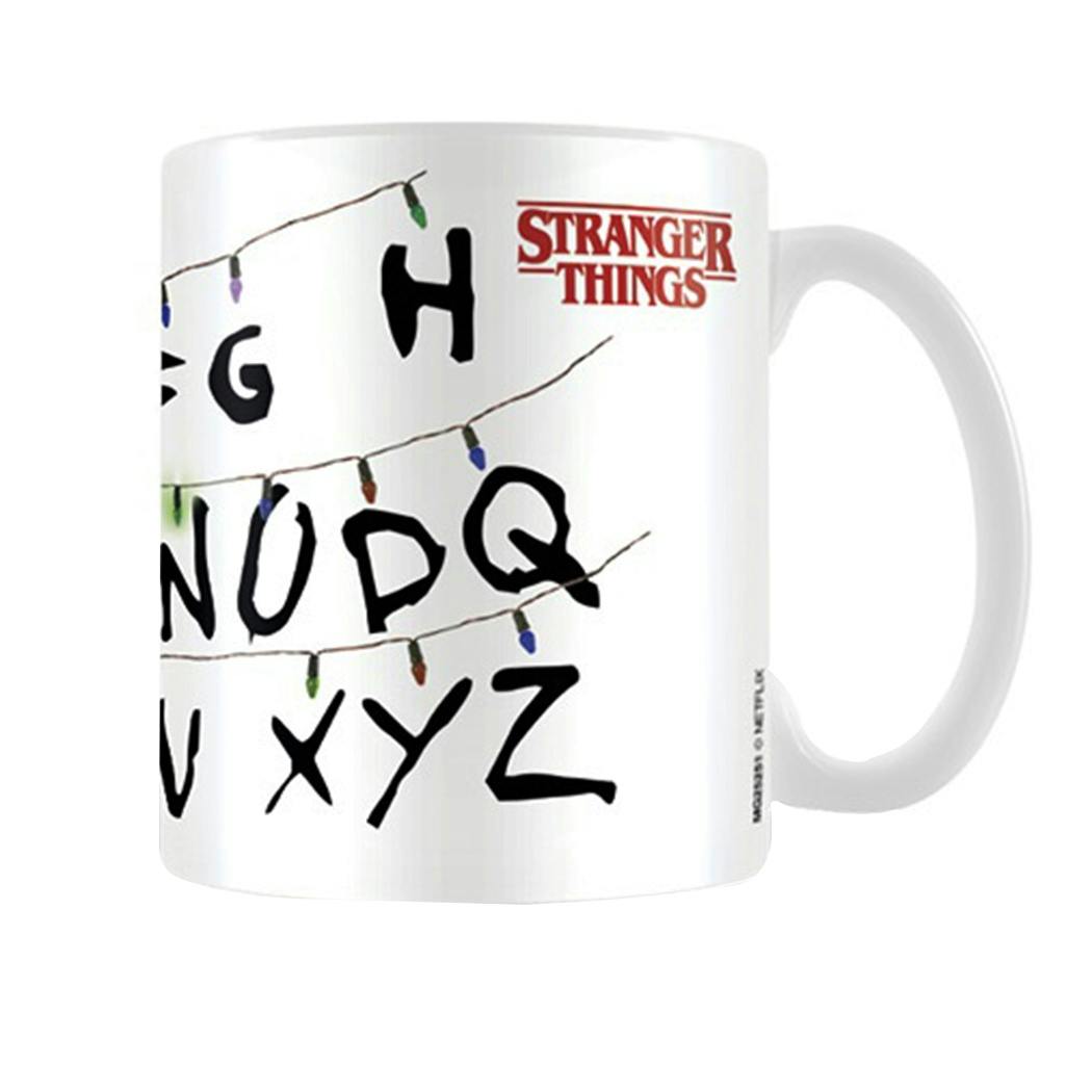 Stranger Things White/Black/Red Lights Mug - One Size
