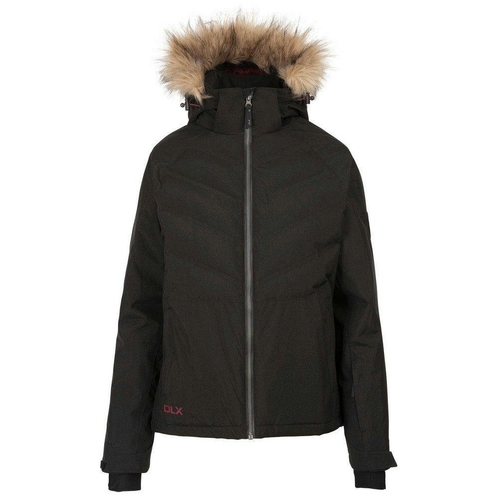 Trespass Women's Black Gaynor Dlx Ski Jacket - Extra Large