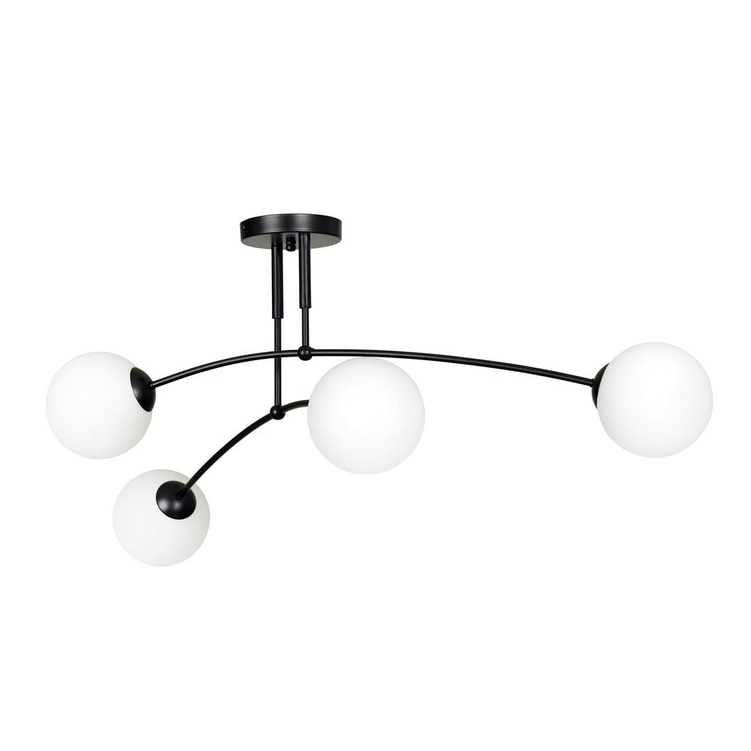 Emibig Black/White Pregos Ceiling Lamp 4 X E14 With Shade