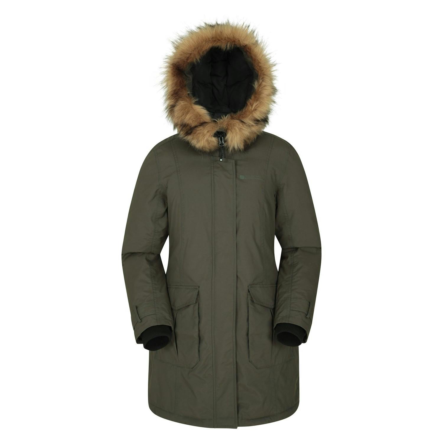 Mountain Warehouse Women's Green Aurora Down Jacket - 6 Uk - 100% Nylon