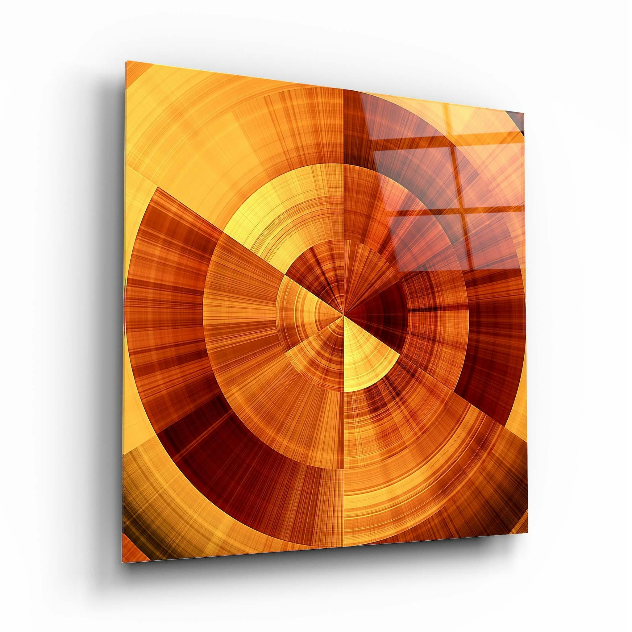 Rackhams Abstract Glass Wall Art 16 - 80X80cm - Tempered Glass (4 Mm)