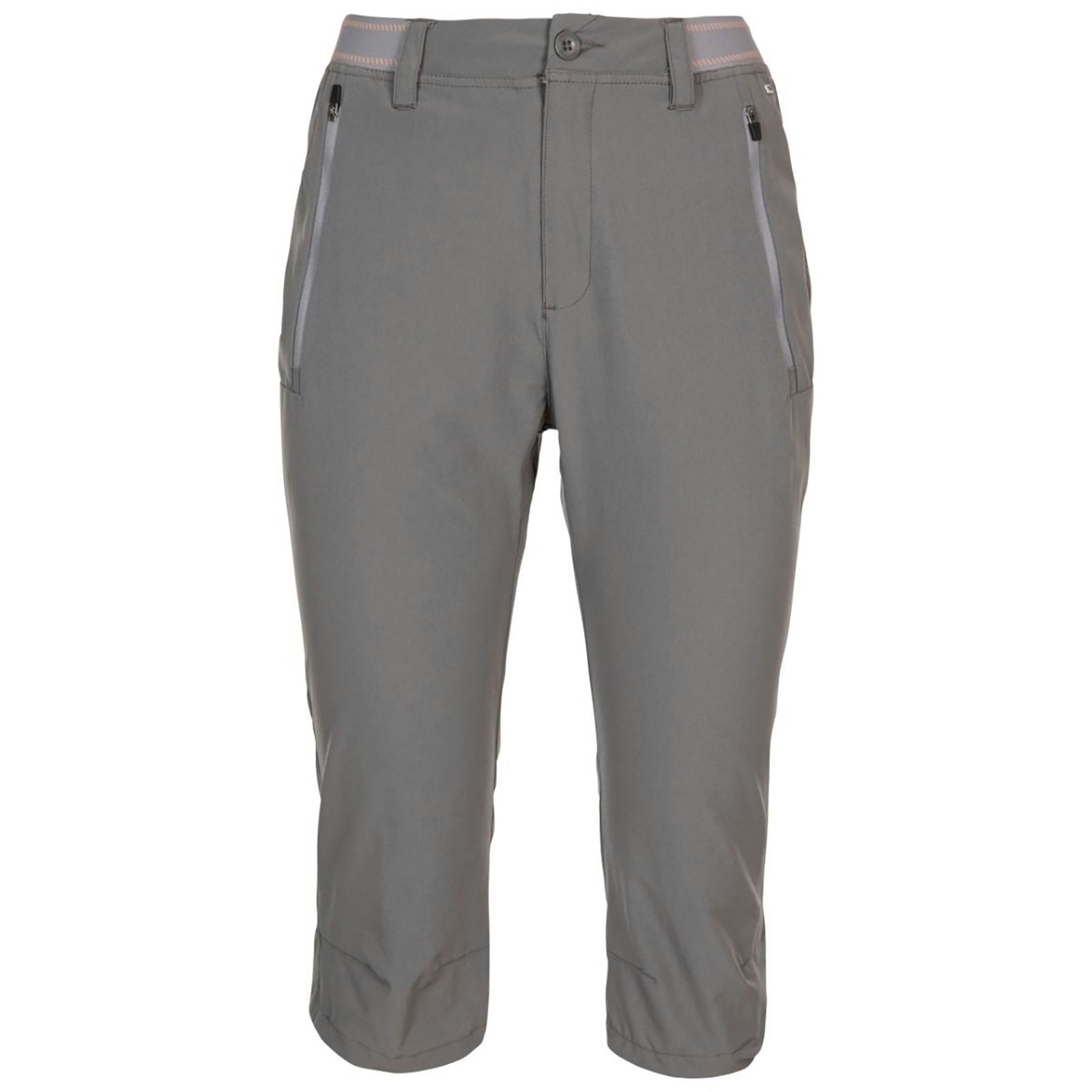 Trespass Women's Grey Grateful 3/4 Shorts - Storm - Storm - Small