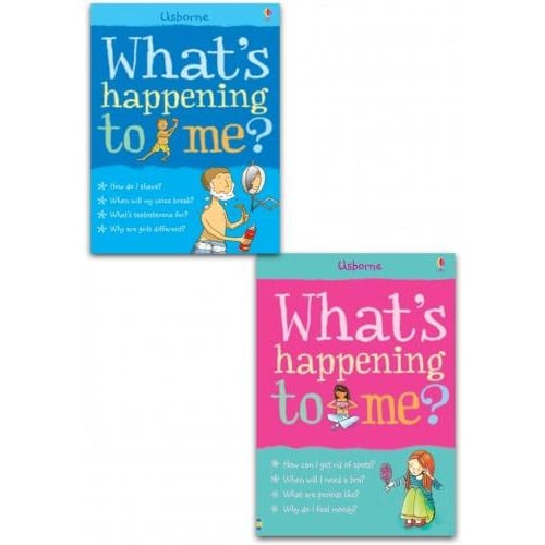 Usborne Publishing Ltd Girls Whats Happening To Me Collection 2 Books Set Edition And Boy Facts Of Life