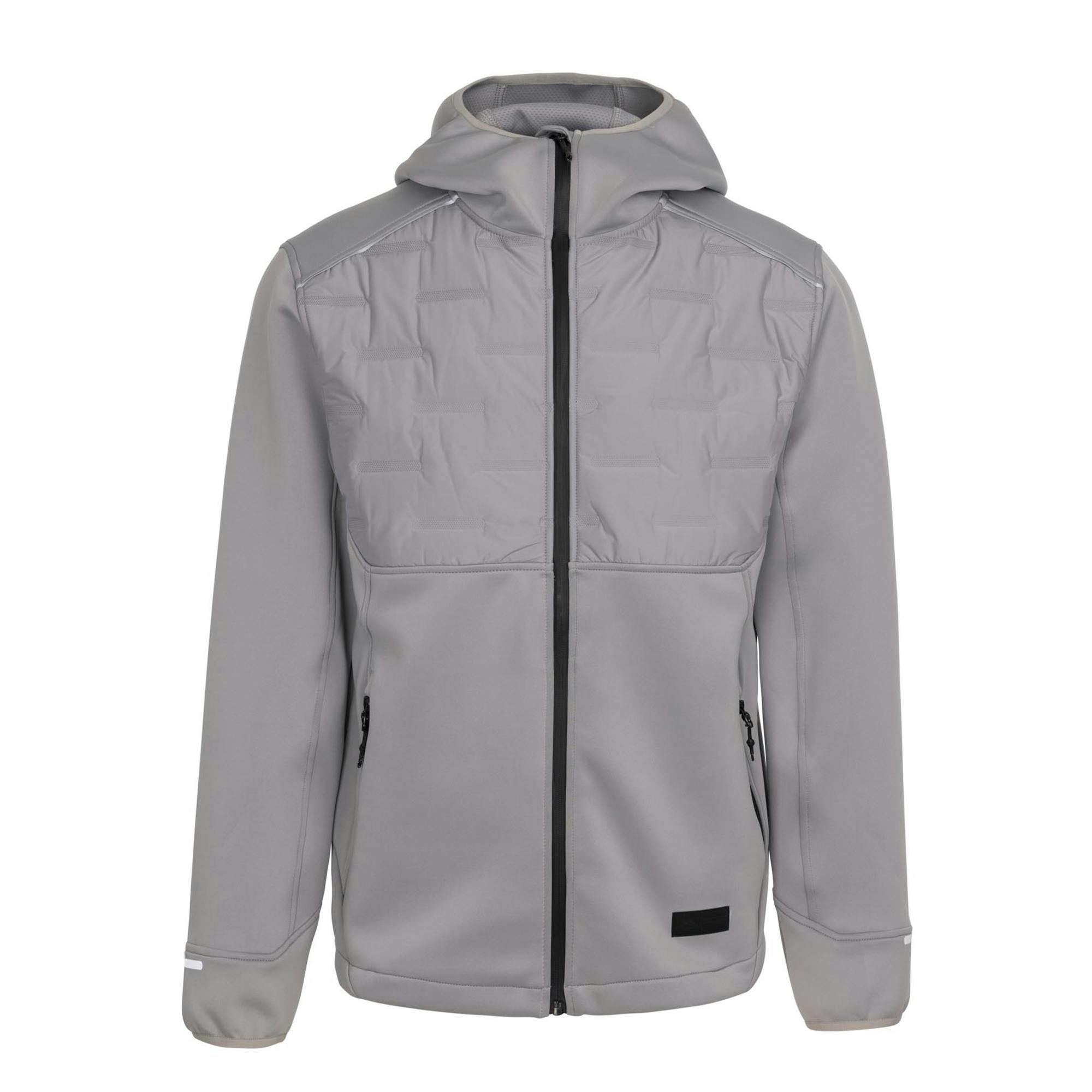 Trespass Men's Bolfort Active Hybrid Jacket - Platinum - S - Platinum - 100% Polyester