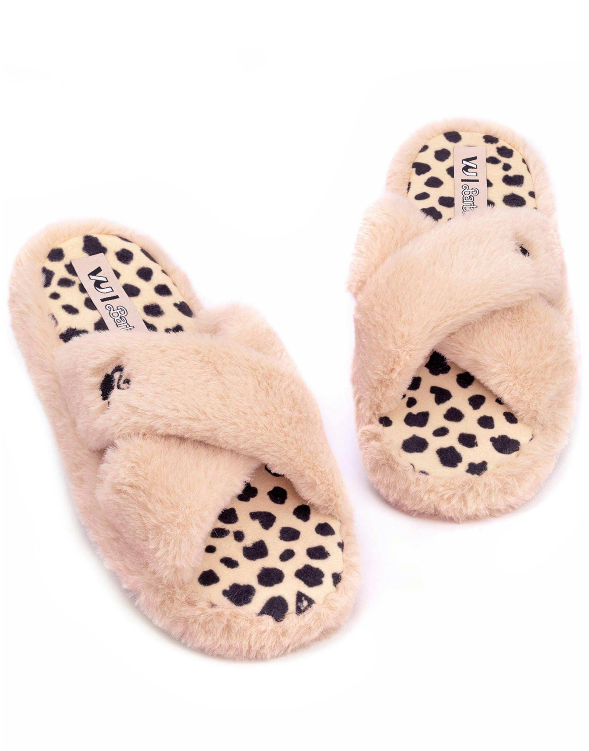 Vanilla Underground Women's Pink Barbie Doll Silhouette Logo Mule Slippers - 3-4 Uk
