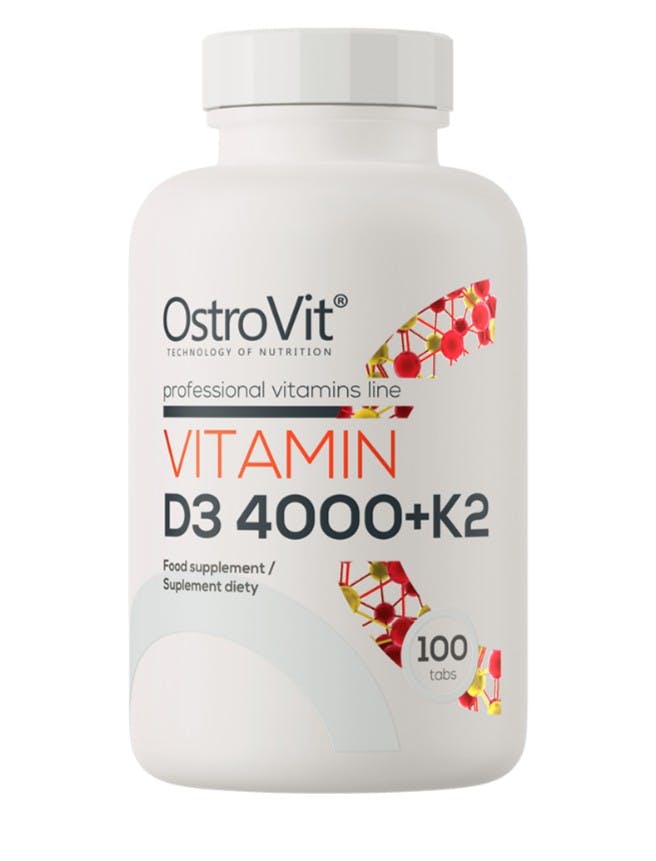 Ostrovit Vitamin D3 4000 + K2 - 100 Tablets