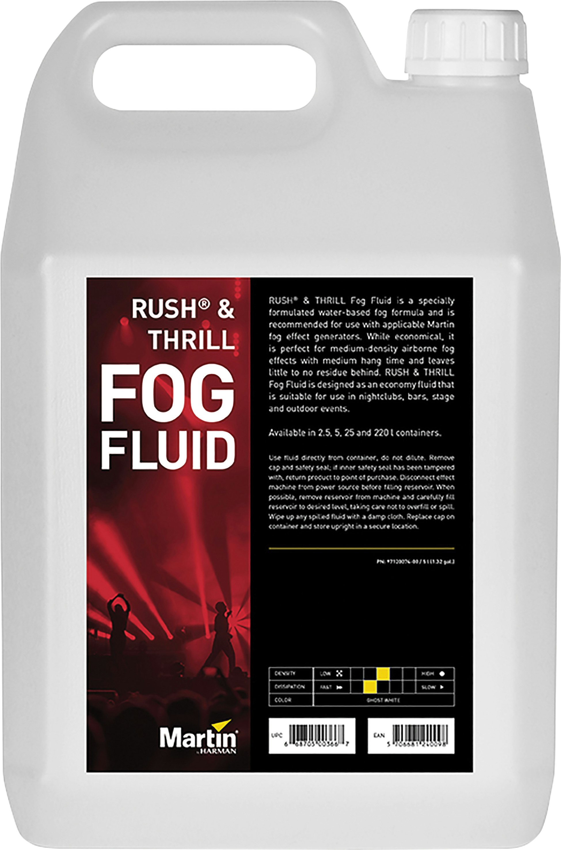 Fx Lab White Martin Rush Fog Fluid 1 X 5L