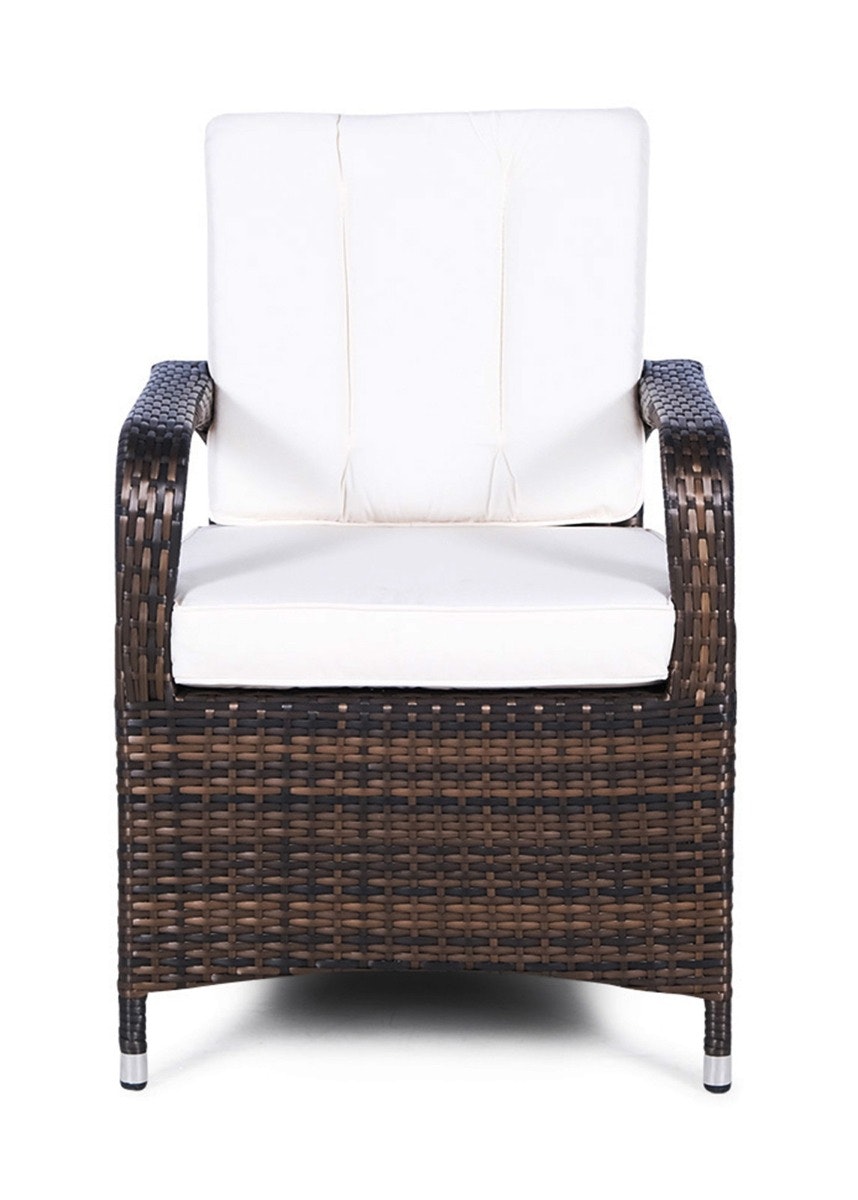 Giardino Brown Arizona Outdoor Rattan Garden Dining Chair - 1